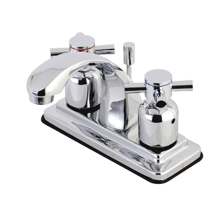 Kingston Brass 4" Centerset Bathroom Faucet, Chrome KB4641DX